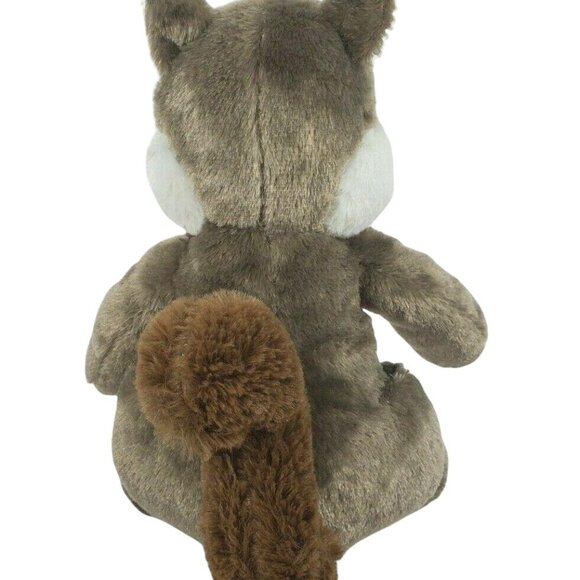 Progressive Seymour Squirrel Plush Chipmunk Stuffed Animal Toy Brown White - Picture 4 of 7